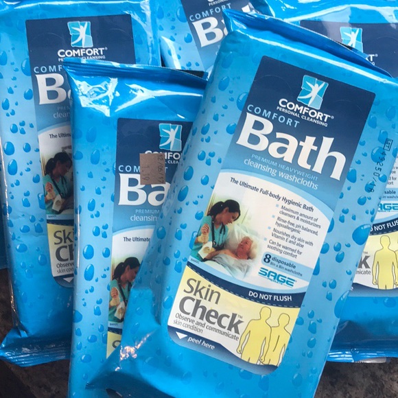 Comfort Bath Cleansing Washcloths 4 Packs Poshmark